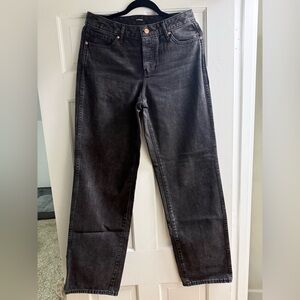 Express black women relaxed straight jeans